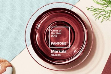 Pantone Color of the Year 2015: amazing Marsala Tableware.