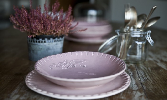 Servizio di piatti in ceramica Le Rose del Borgo per 2 persone | Tendenze  Shabby Chic