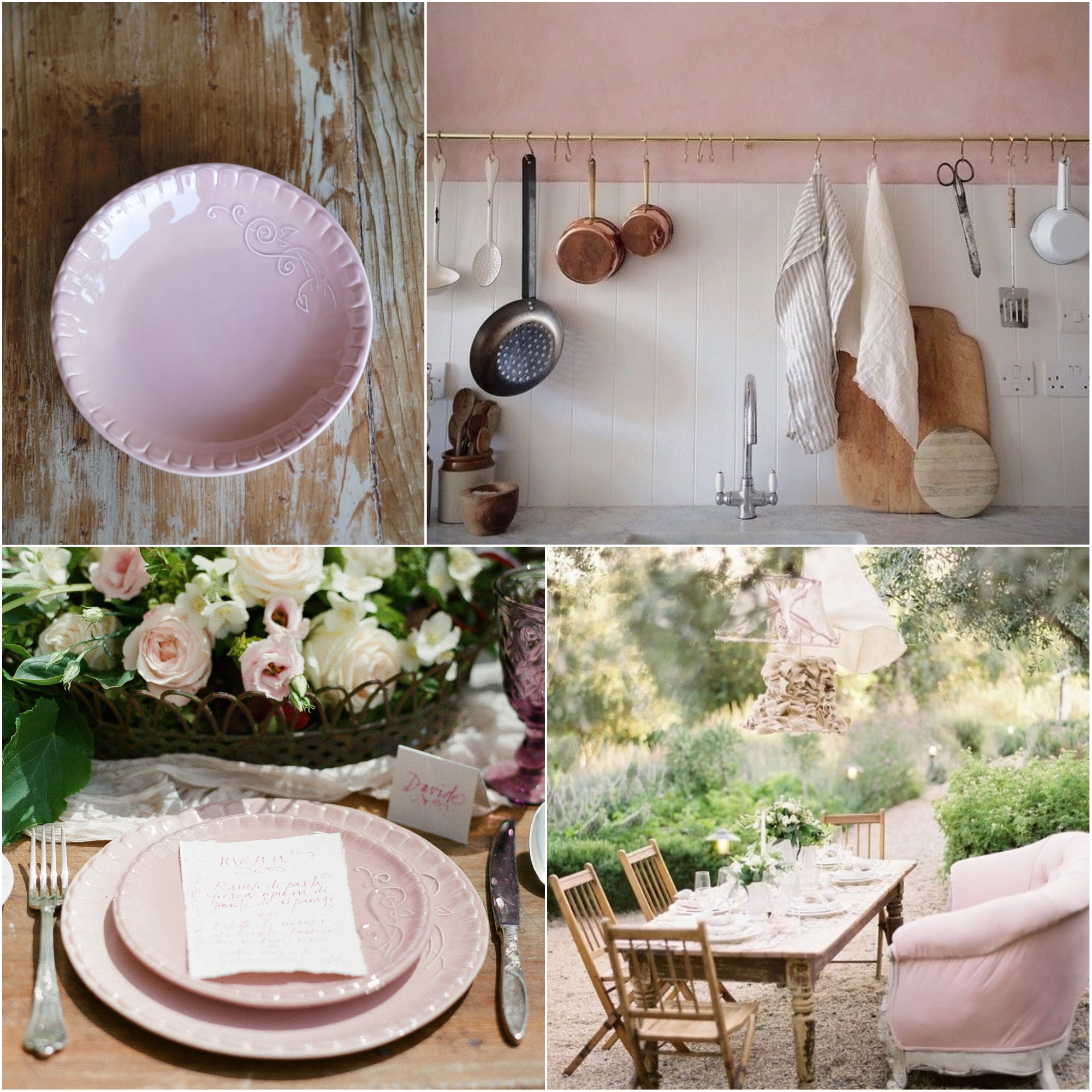 pink country chic