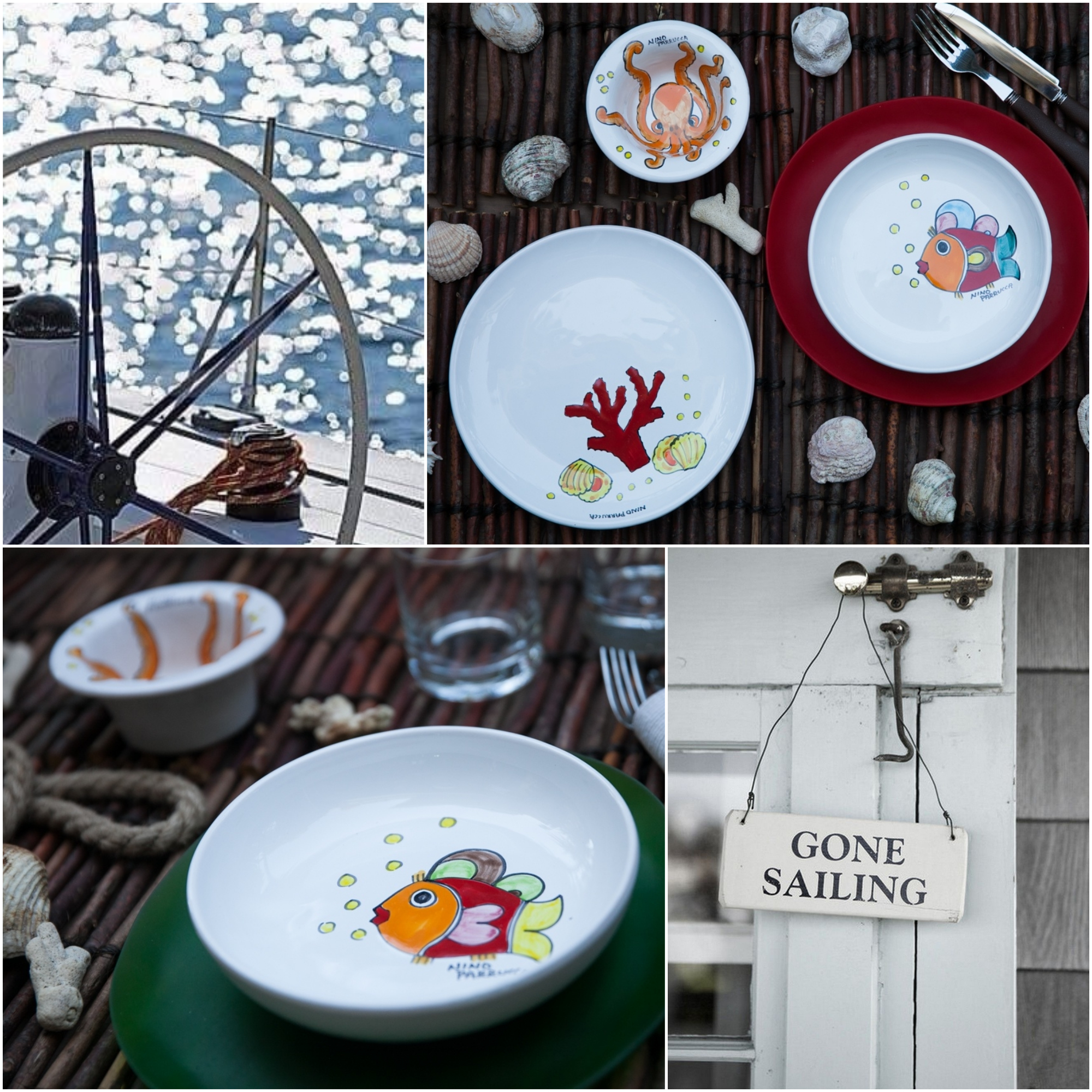 tableware for boat